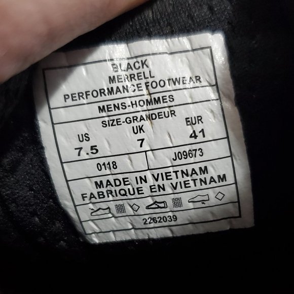 MERRELL / 7.5 / Men's Trail Glove 4 Barefoot Trail Running Shoes Black Grey - Picture 12 of 12